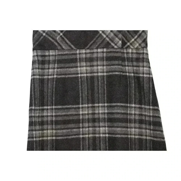 Lands End Dress Size 6 Petite Gray Wool Plaid Career Workwear Business Casual - Picture 10 of 12